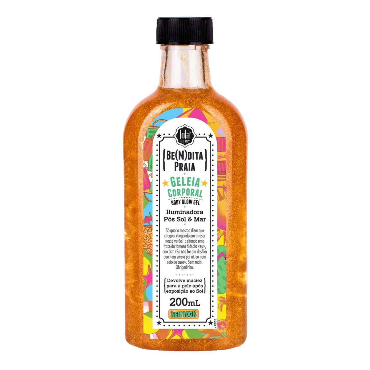 GELEIA LOLA GELEIA CORPORAL BEMDITA PRAIA PÓS SOL 200ML - Imagem 1